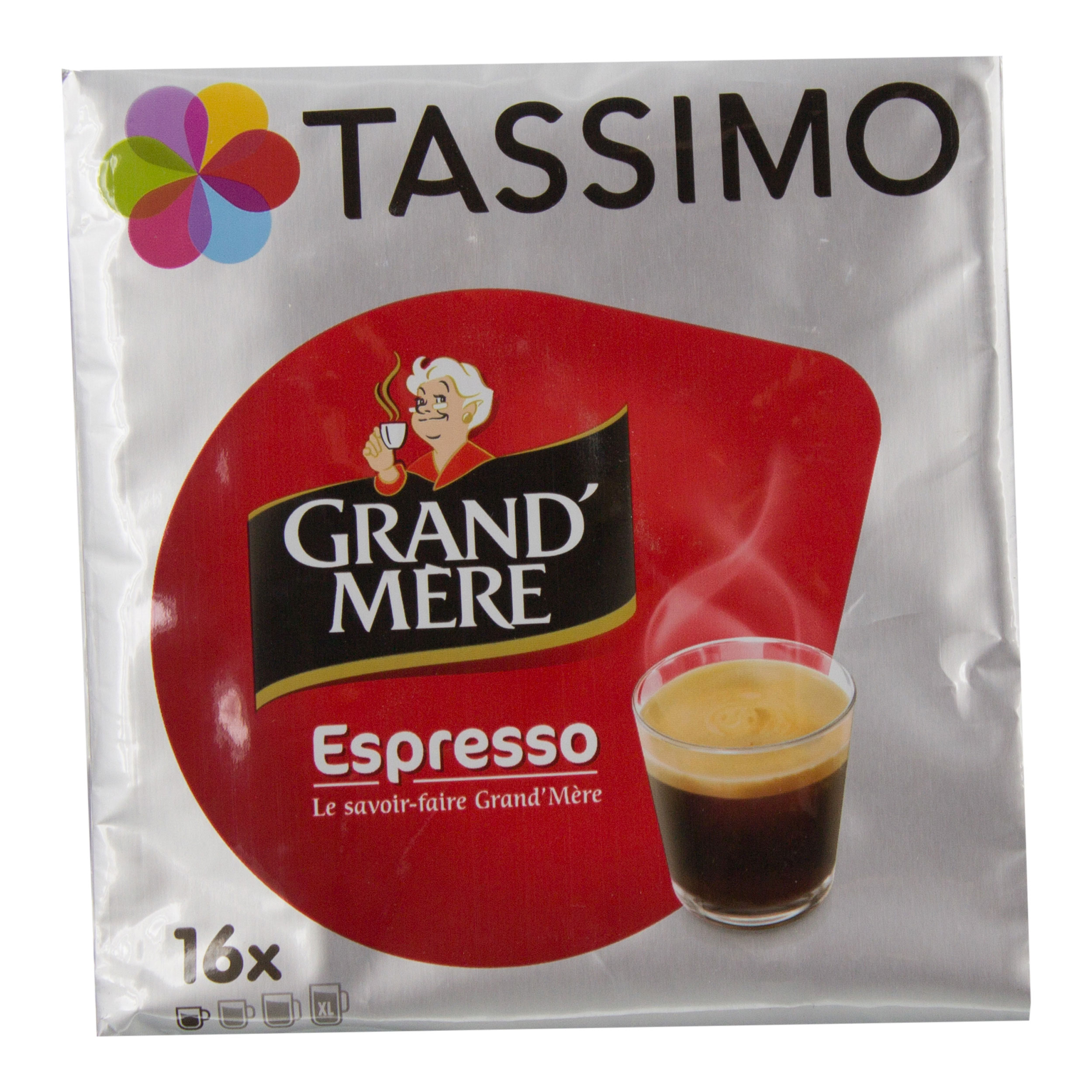 Tassimo Grand Mère Espresso, Coffee, Coffee Capsule, Ground Roasted